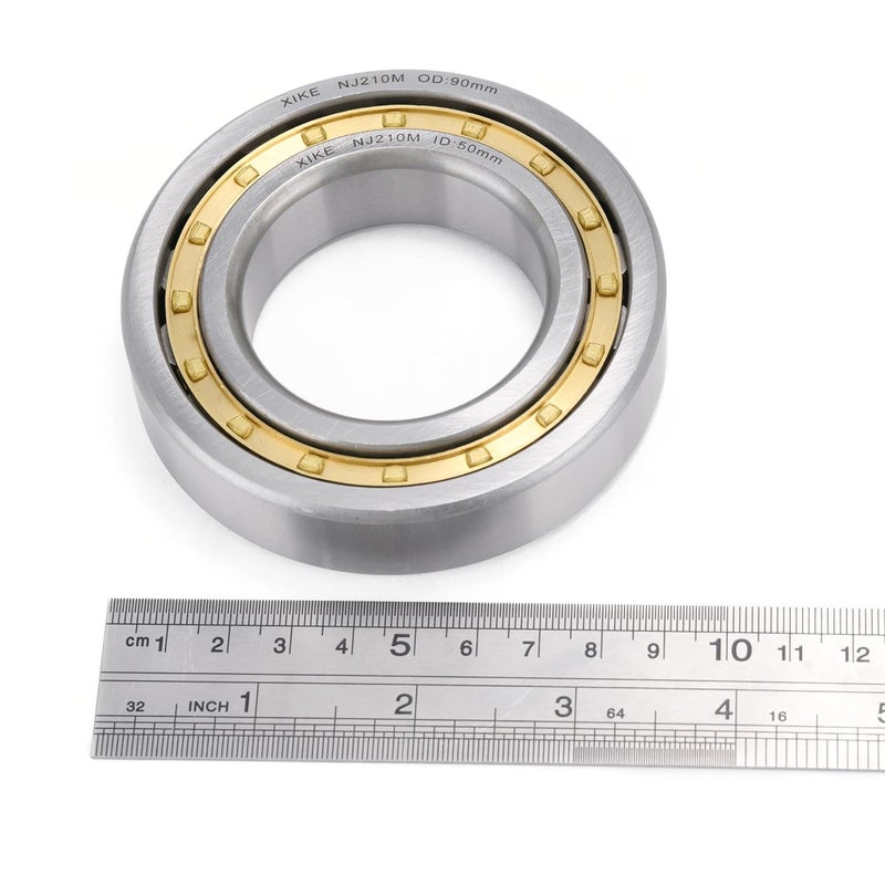 Xike 1 Pcs NJ210M Cylindrical Roller Bearings 50x90x20mm, Fits DIY/Motor/Turbines/Compressors/Reducer/Gearbox, Industrial/Agricultural/Engineering/Garden Machinery. - Image 5